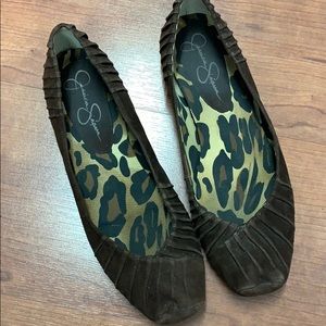 Jessica Simpson Brown Flats (size 8.5)